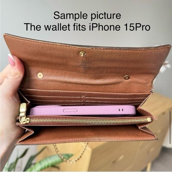 ✅AUTHENTIC✅LOUIS VUITTON WALLET ON A CHAIN - Picture 14 of 15